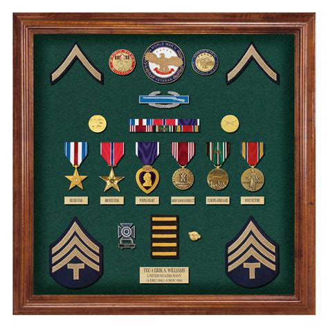 mount military medals in shadow box